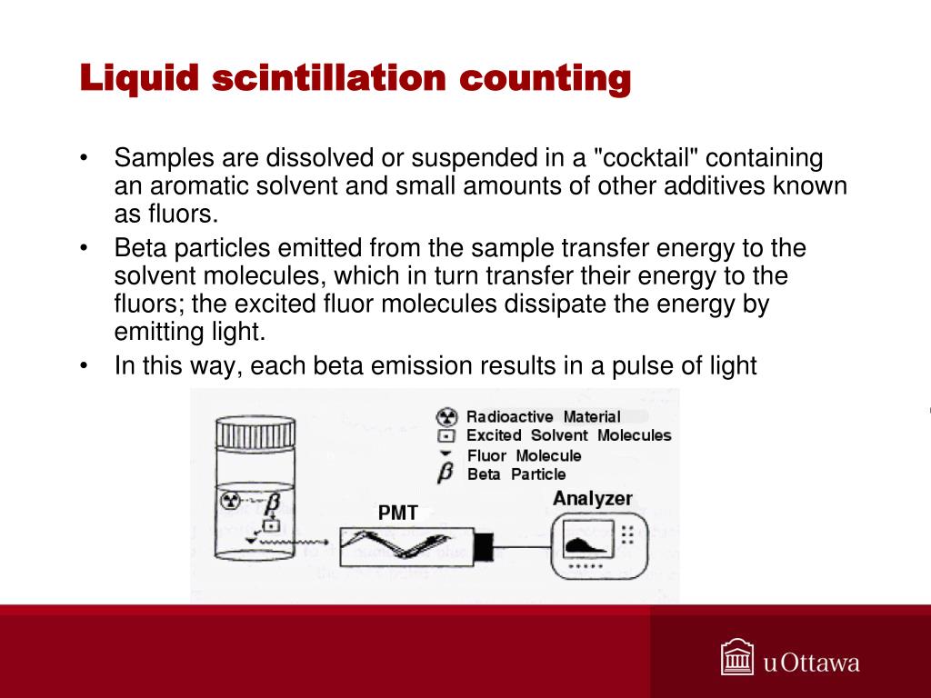 PPT Liquid Scintillation Counter And Contamination Monitoring