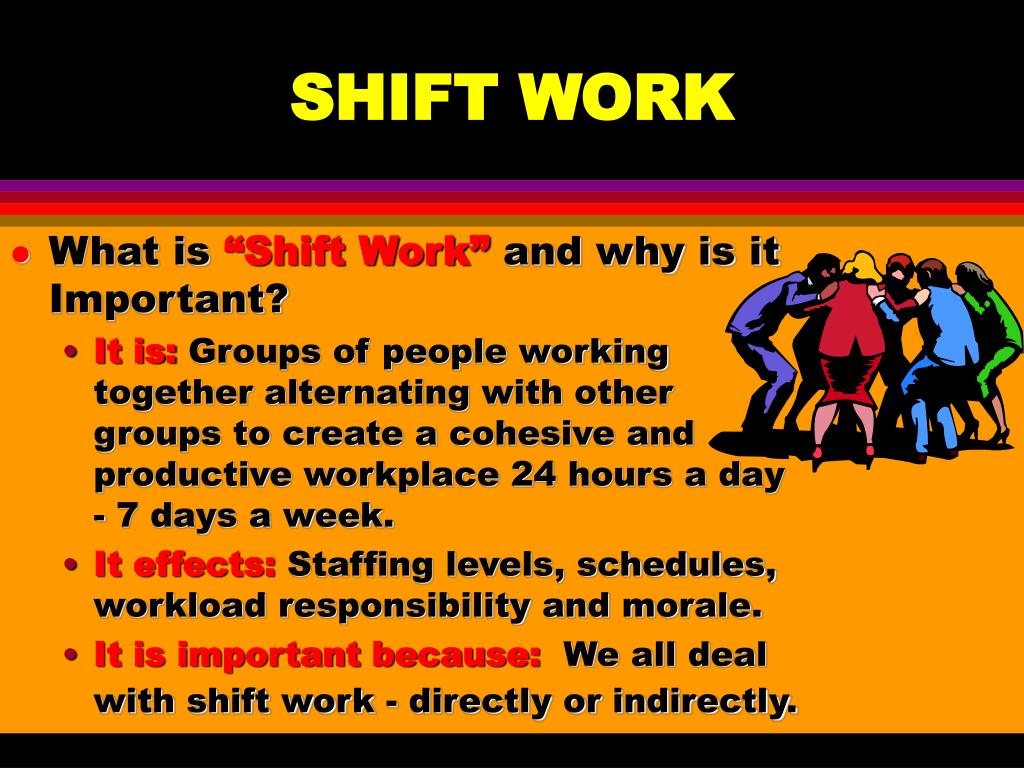 Ppt dealing with shift work and fatigue powerpoint presentation id 
