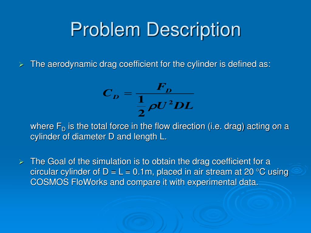Problem description. Description problem