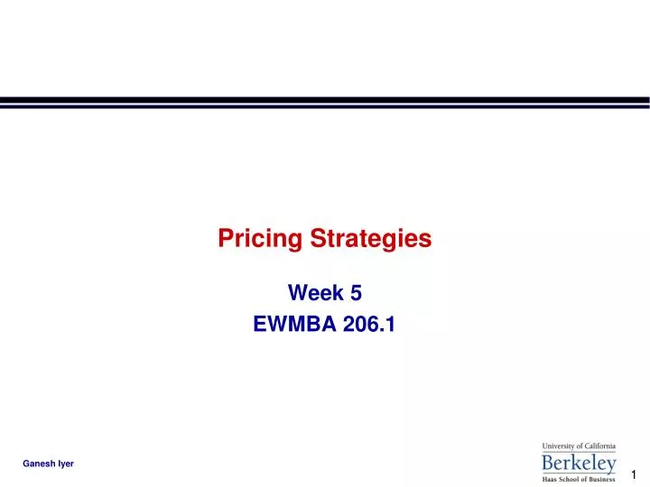 pricing strategies n.