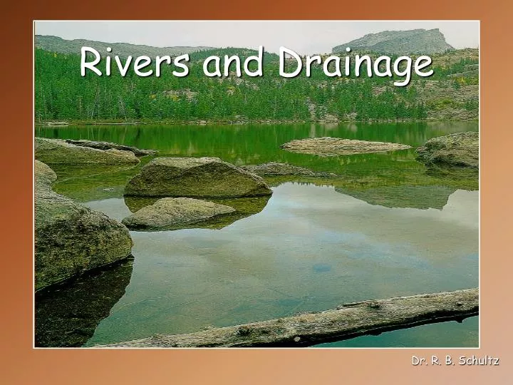 rivers and drainage n.