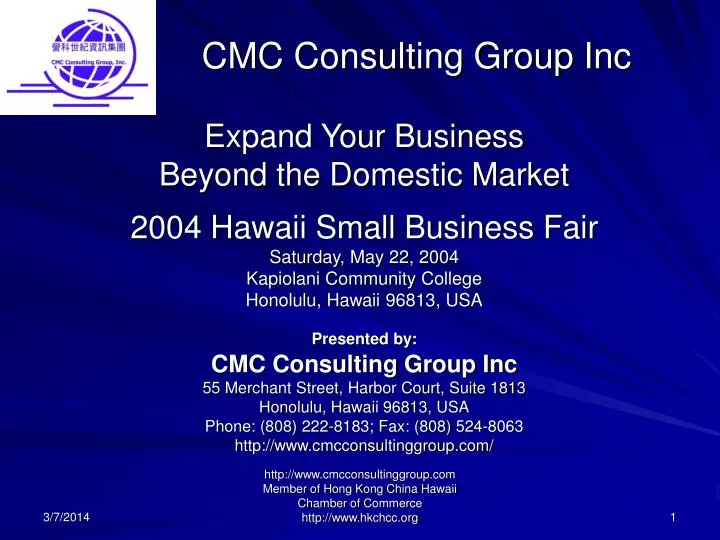 cmc consulting group inc n.