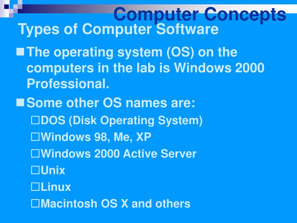 PPT - Computer Concepts A Brief Introduction PowerPoint Presentation ...