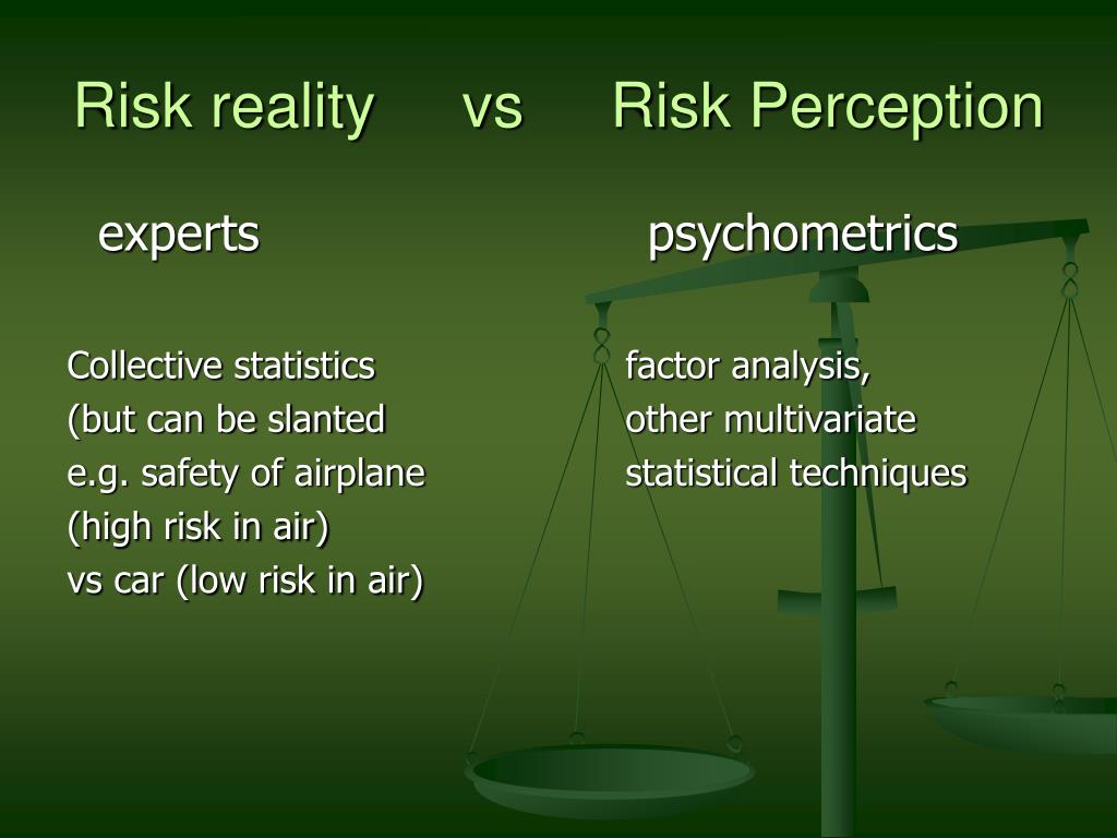 PPT - Risk Perception PowerPoint Presentation, free download - ID:278198