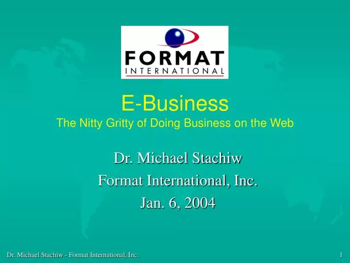 e business the nitty gritty of doing business on the web n.