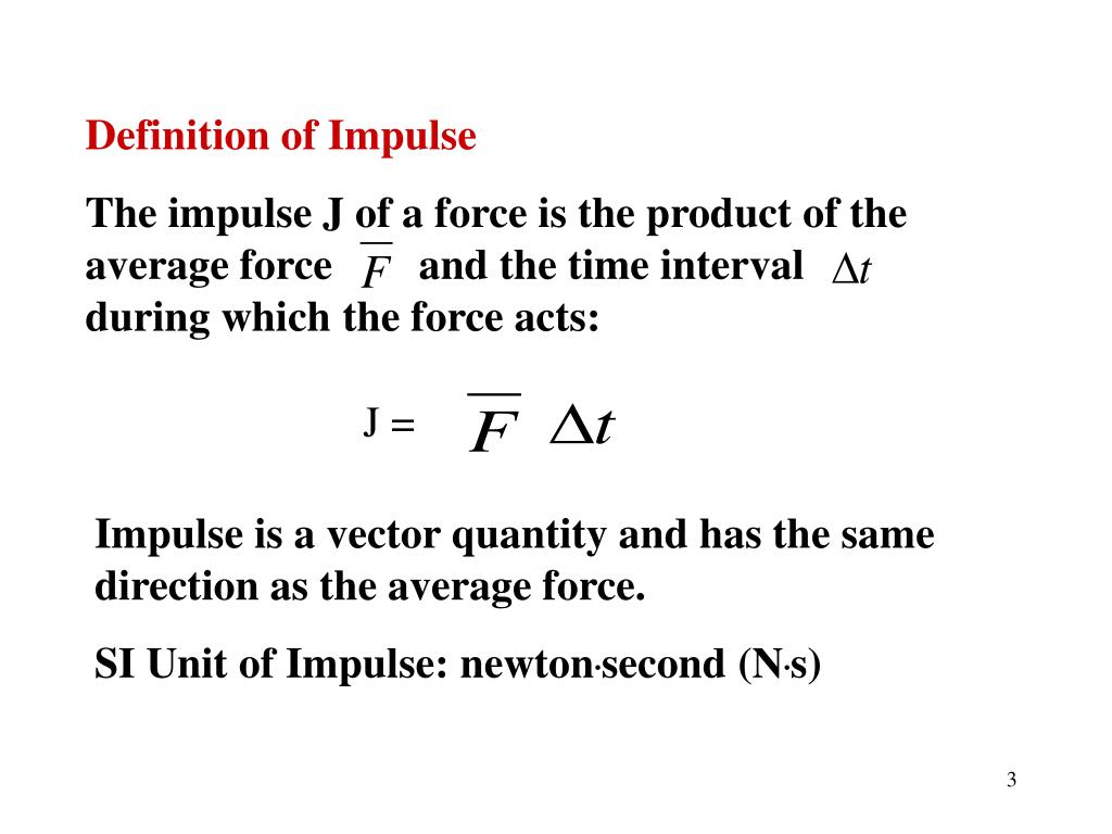 Impulse Definition Physics