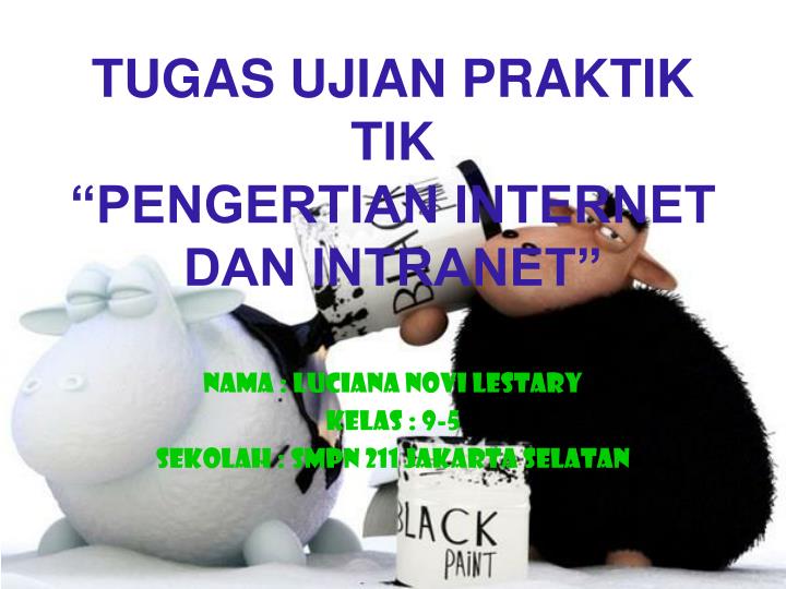 tugas ujian praktik tik pengertian internet dan intranet n.