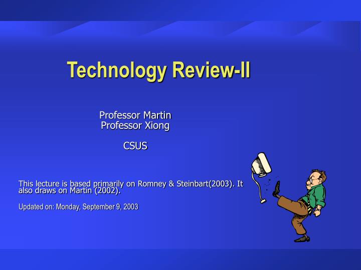 technology review ii n.
