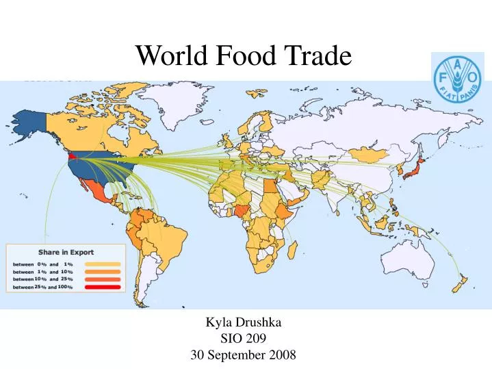 world food trade n.