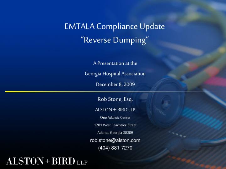 emtala compliance update reverse dumping n.