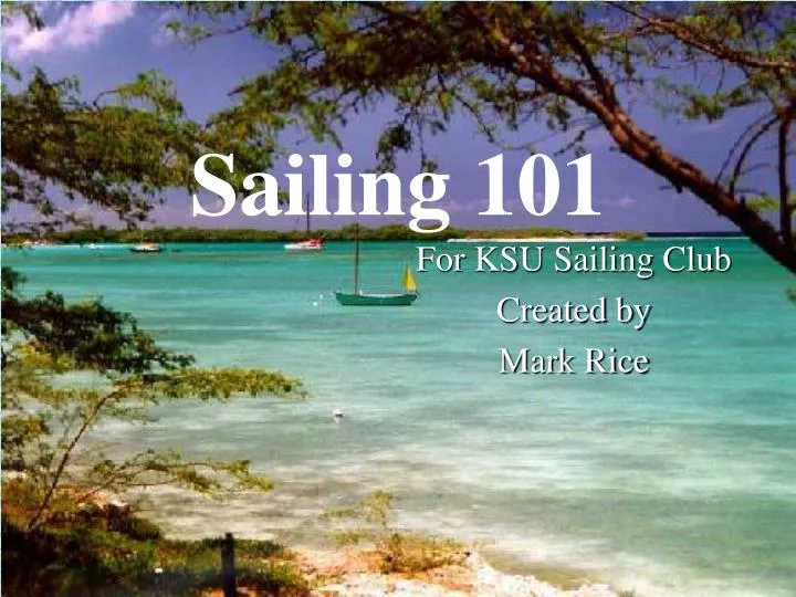sailing 101 n.