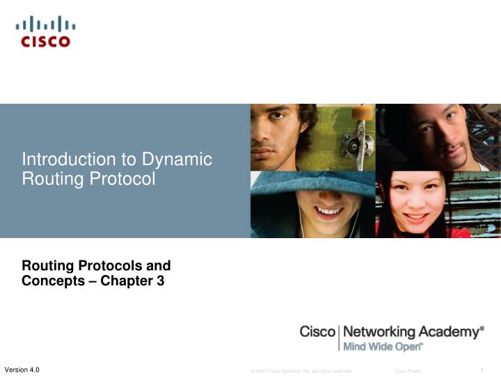 introduction to dynamic routing protocol n.