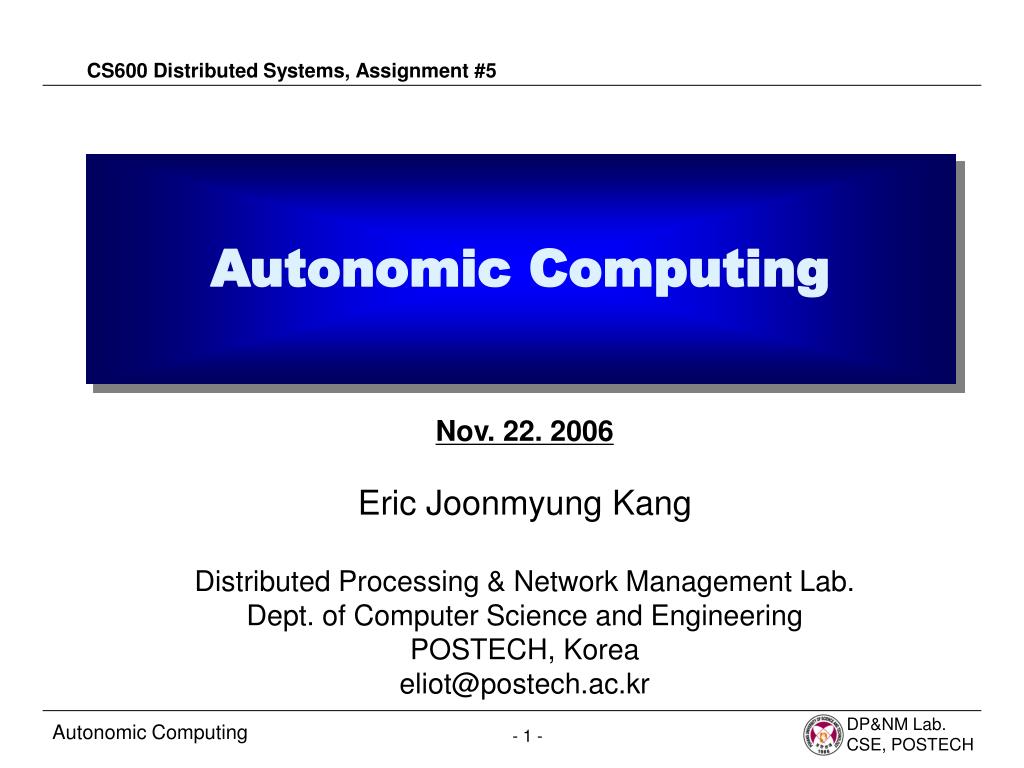 research paper on autonomic computing