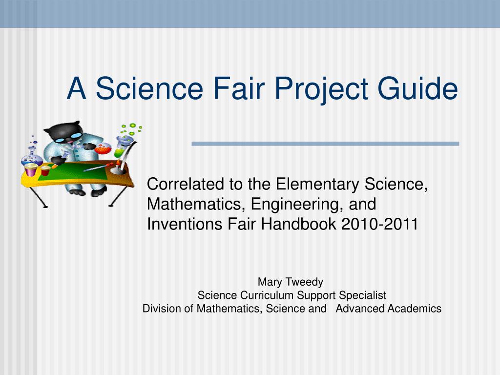 PPT A Science Fair Project Guide PowerPoint Presentation, free