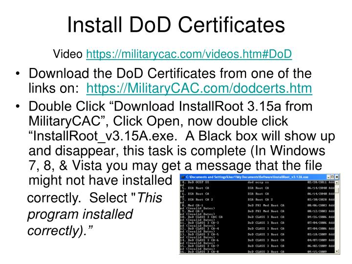 install dod certificates on mac