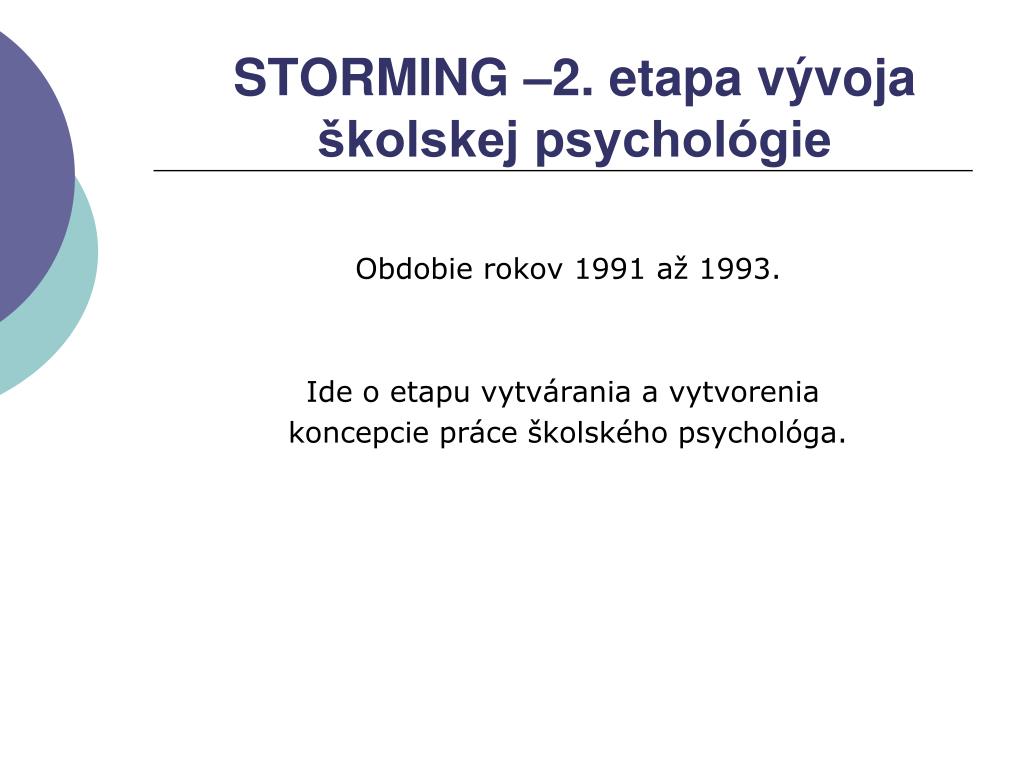 PPT - Vývoj školskej psychológie na Slovensku PowerPoint Presentation -  ID:283175