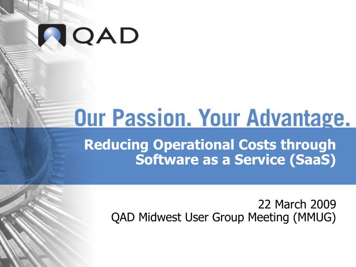 reducing operational costs through software as a service saas n.