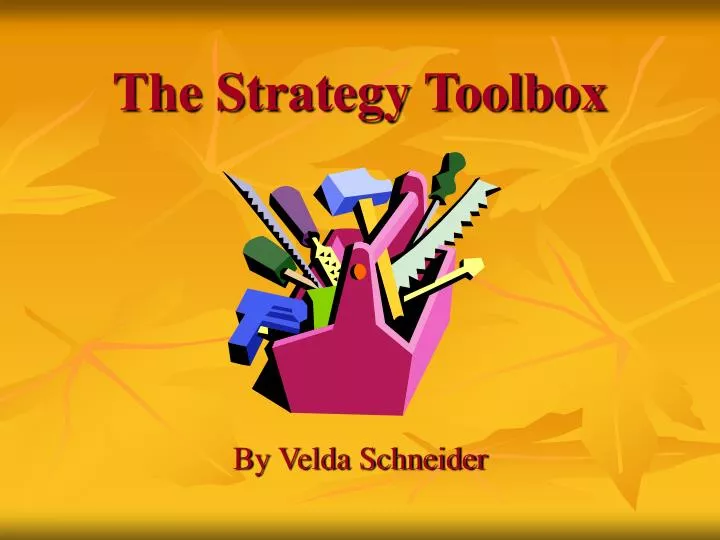 the strategy toolbox n.