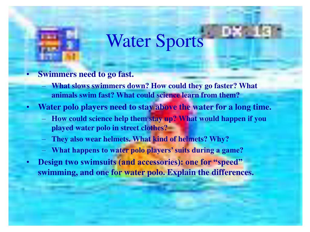 water sports powerpoint presentation