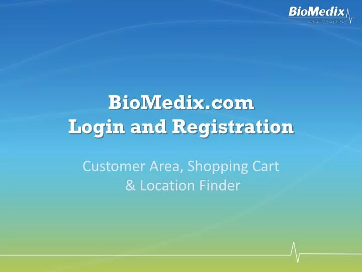 biomedix com login and registration n.