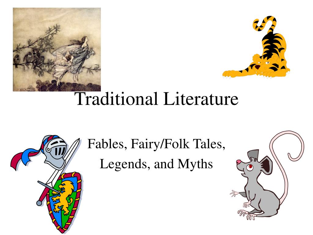 PPT Traditional Literature PowerPoint Presentation, free download