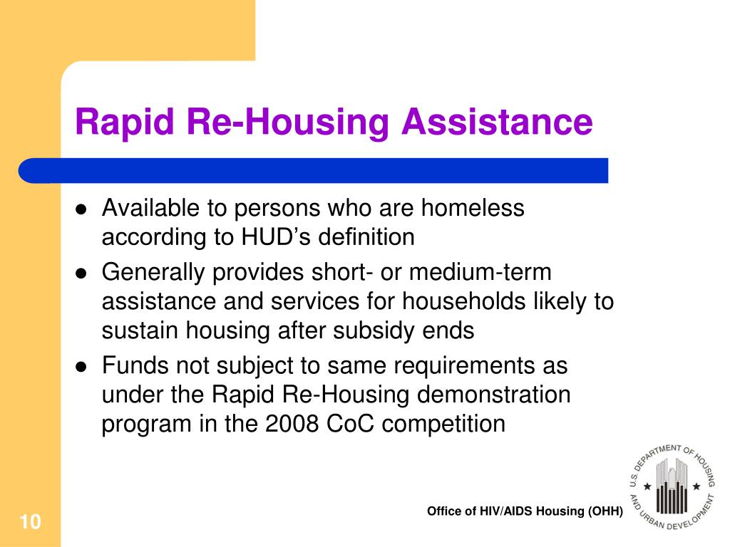 PPT Homelessness Prevention and Rapid ReHousing Program (HPRP