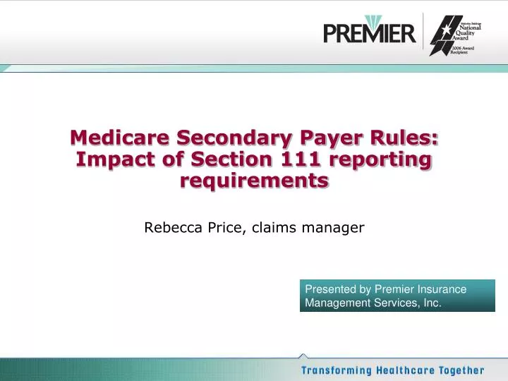 rebecca price claims manager n.