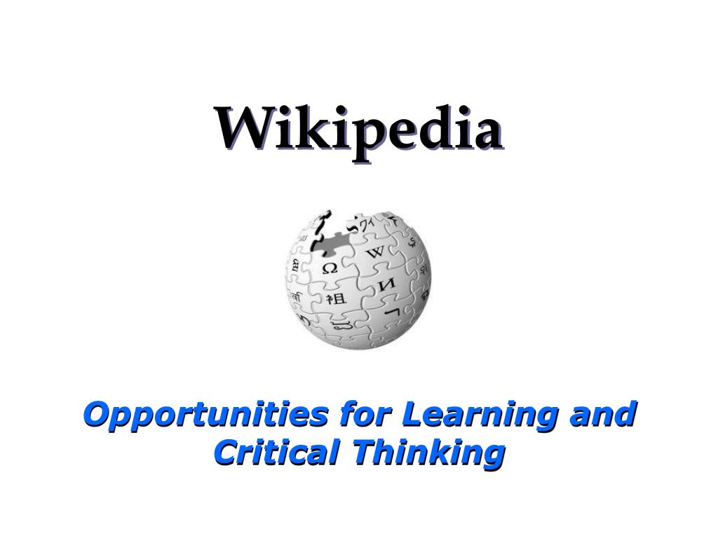 presentation about wikipedia