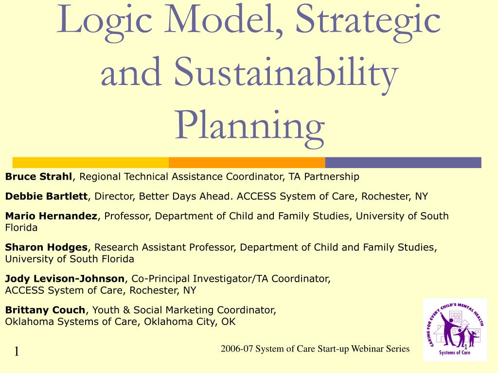 strategic planning logic model