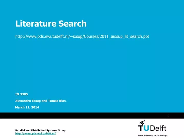 literature search n.