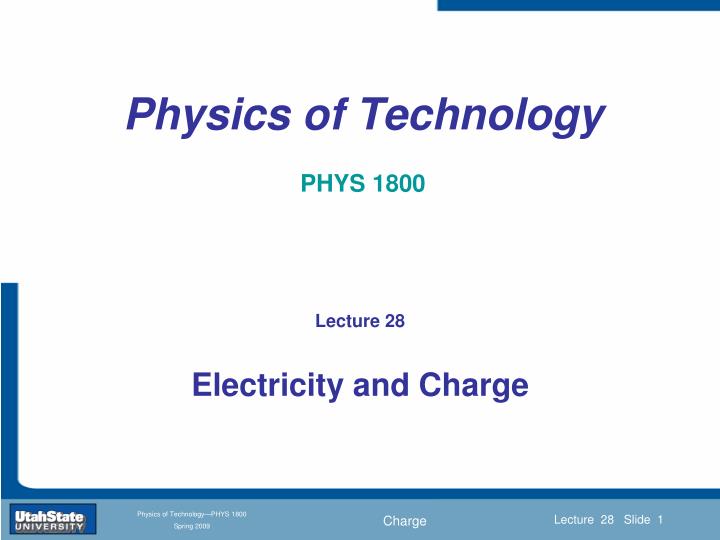 physics of technology phys 1800 n.