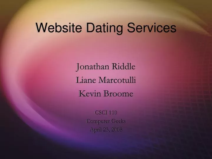 website dating services n.