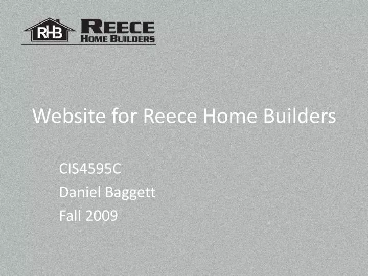 website for reece home builders n.