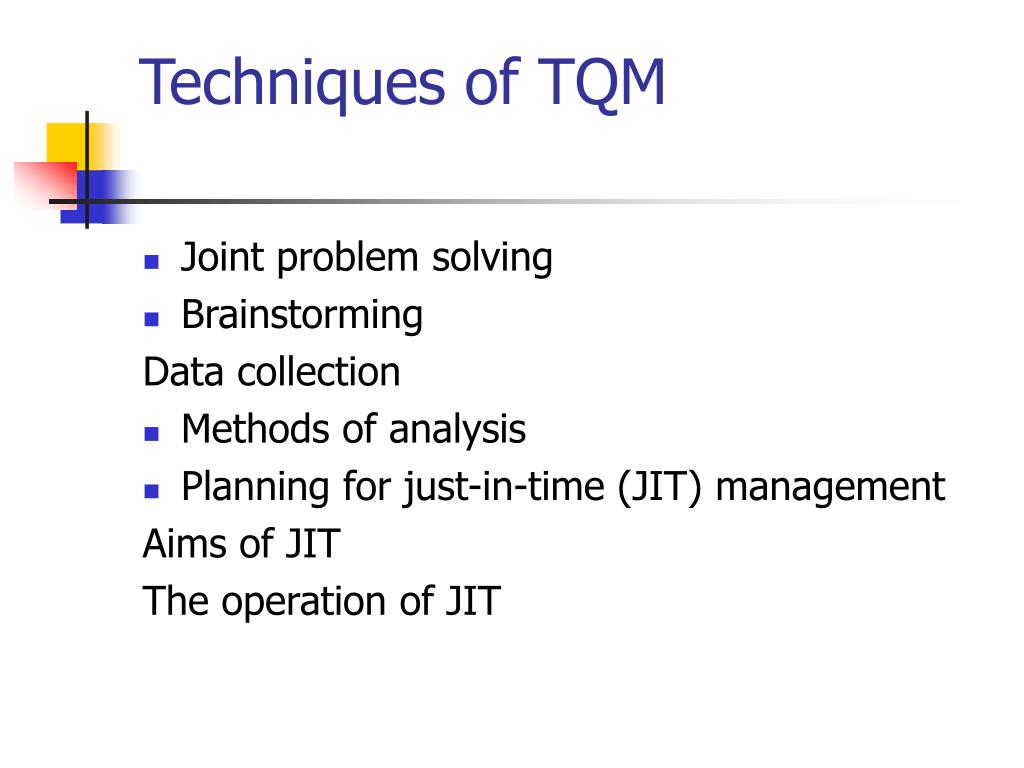 problem solving techniques in tqm