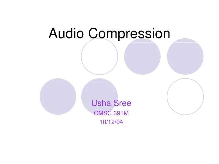 audio compression n.