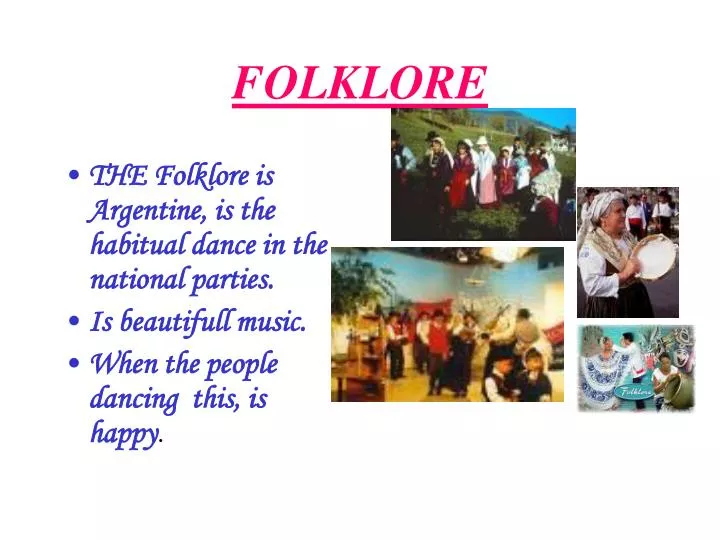 folklore n.