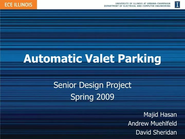 automatic valet parking n.