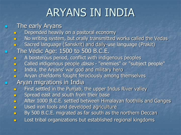 PPT - INDUS VALLEY CIVILIZATION AND EARLY ARYAN SOCIETY PowerPoint ...