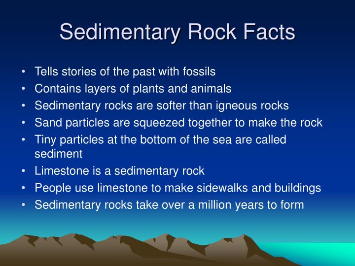Fun Sedimentary Rocks Facts For Kids - Gambaran