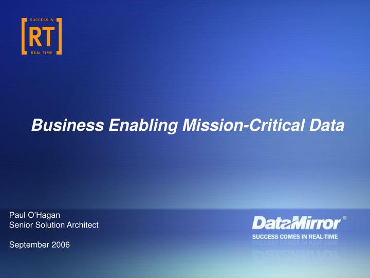 download mission critical business critical