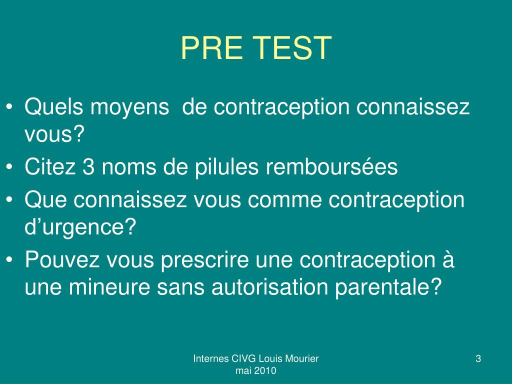 PPT - LA CONTRACEPTION PowerPoint Presentation, free download - ID ...