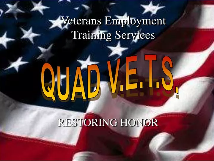 veterans employment training services n.