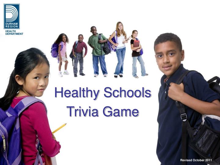healthy schools trivia game n.