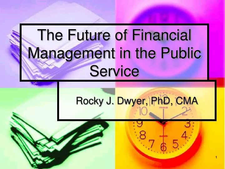 the future of financial management in the public service n.