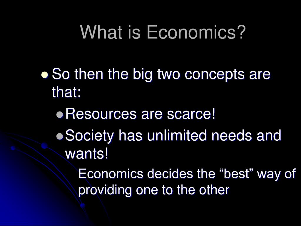 economics is the science of scarcity and choice explain