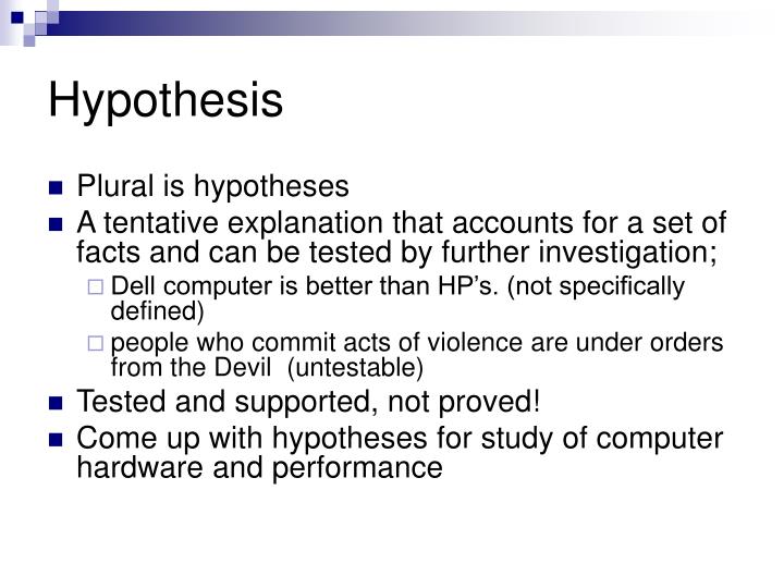 plural von hypothesis