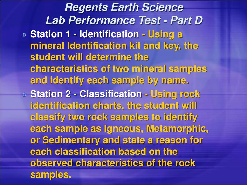 Earth Science Regents Scoring Chart