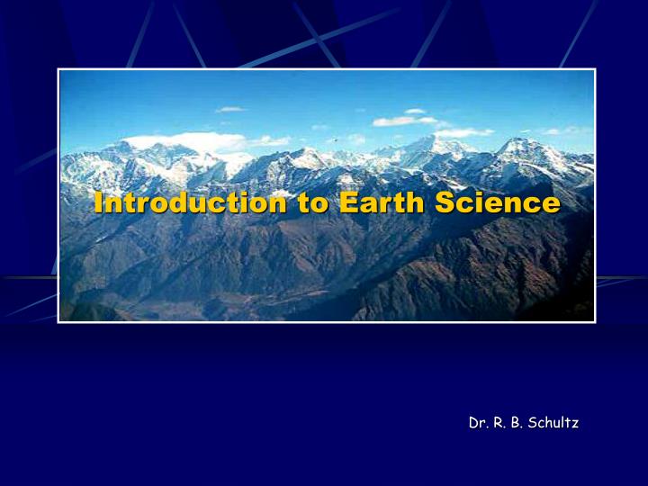 Introduction To Earth Science Ppt