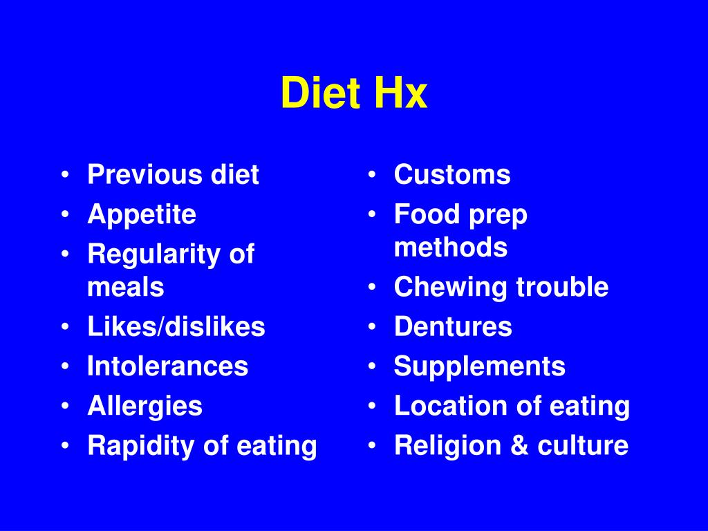PPT - Nutrition Assessment - Dietary PowerPoint Presentation, free