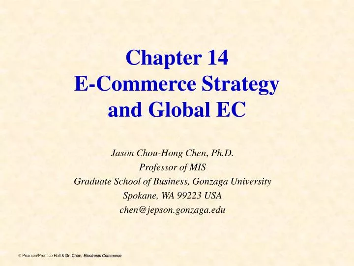 chapter 14 e commerce strategy and global ec n.